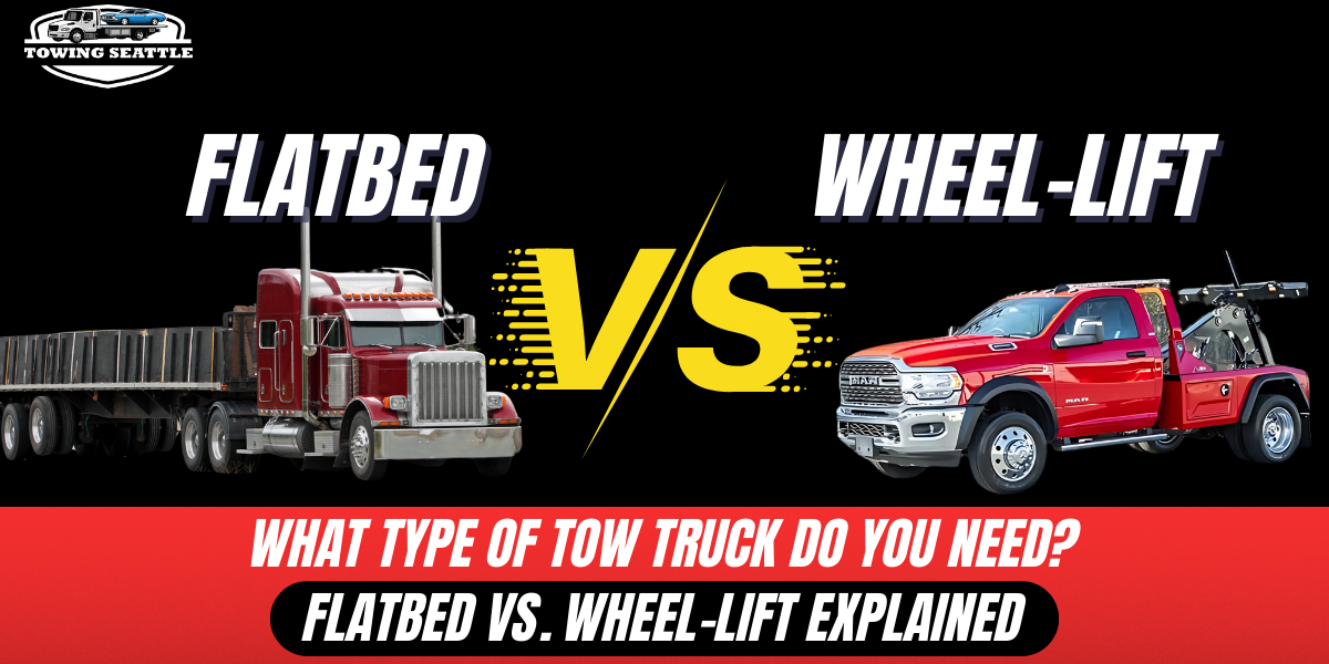 flatbed vs wheel lift tow truck